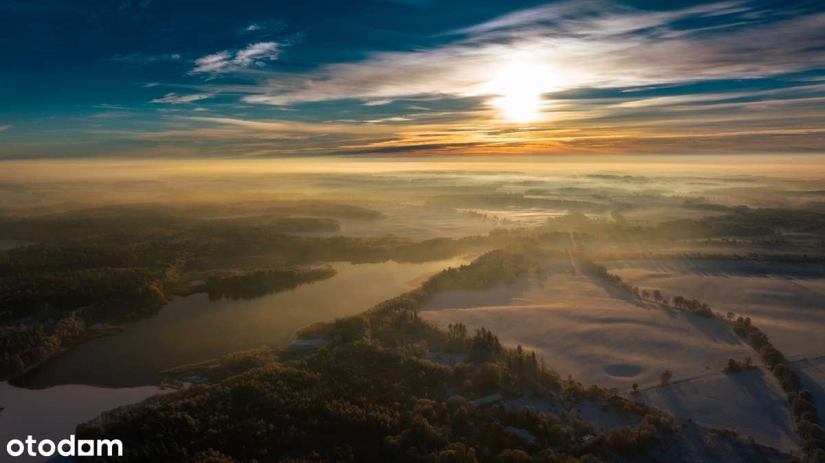 MAZURY Malownicze Działki bud z MPZP przy LESIE nad JEZIOREM_2h z W-wy