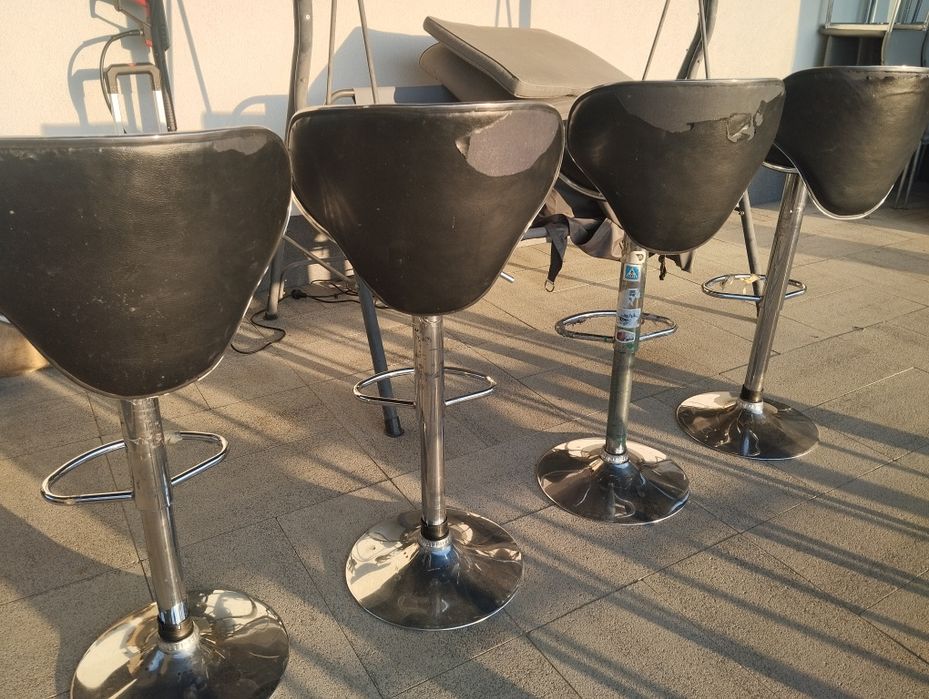 Krzesła hokery 4szt 80zł kpl