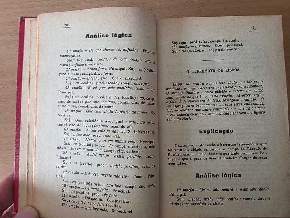 Livro "Lições de Análise, Fonética e Ortografia" de Augusto Moreno