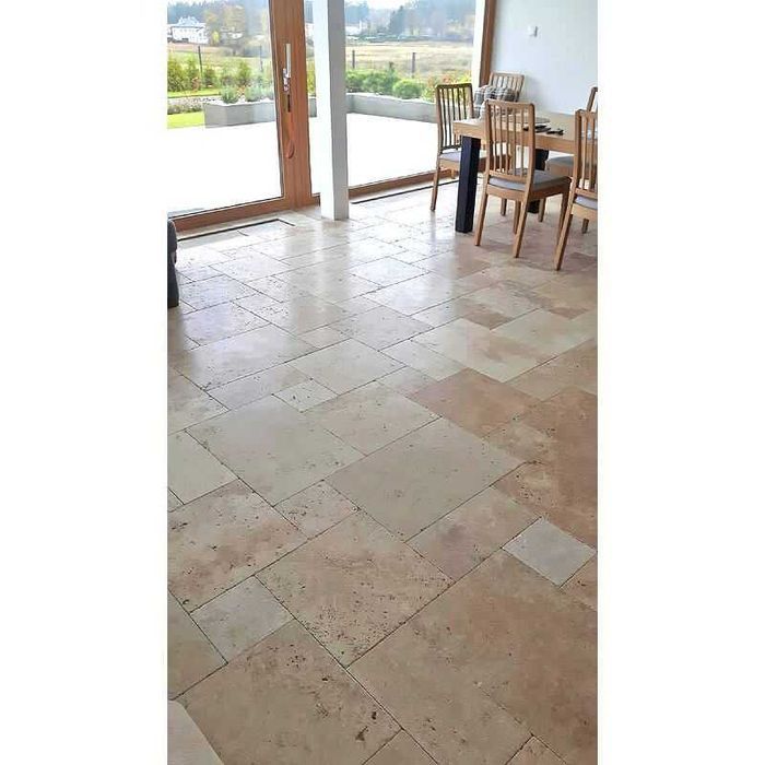 Płytki Trawertyn Classic Mix bębnowany komplet 0,742 m2