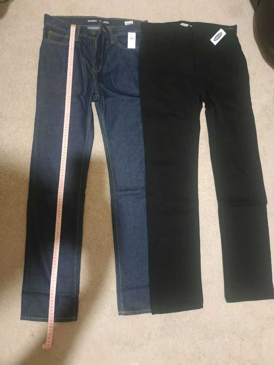 Продам новые штаны old navy на мальчика 14-16 лет черные и синие