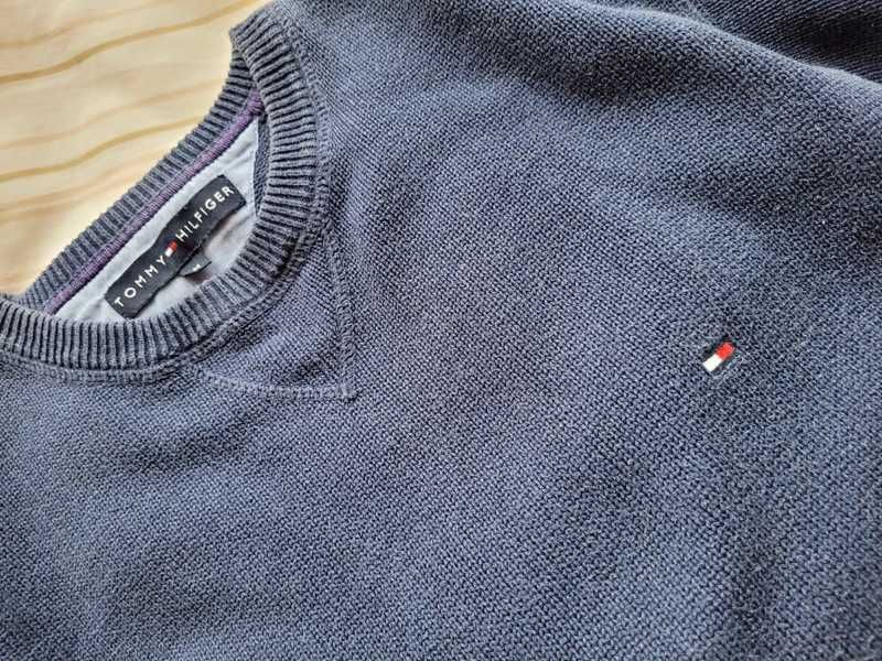 Granatowy sweter Tommy Hilfiger roz. M