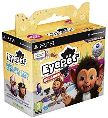 Edição Especial jogo Eye Pet + Camera Eye Toy da PlayStation 3