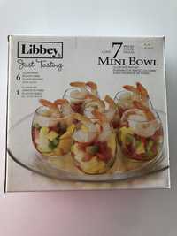 Libbey Mini Bowl, 7 elementowy zestaw do serwowania przekąsek