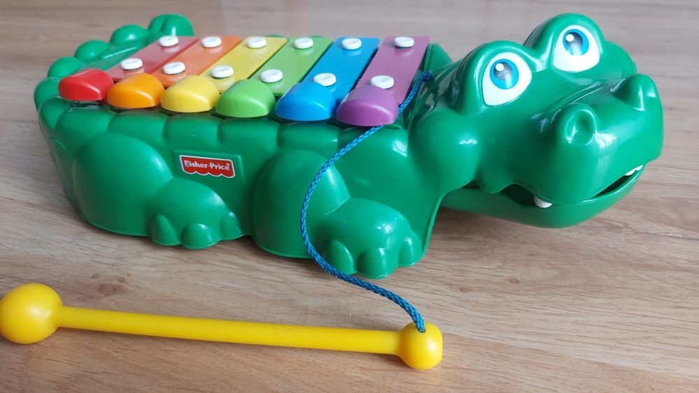 Cymbałki Fisher Price krokodyl