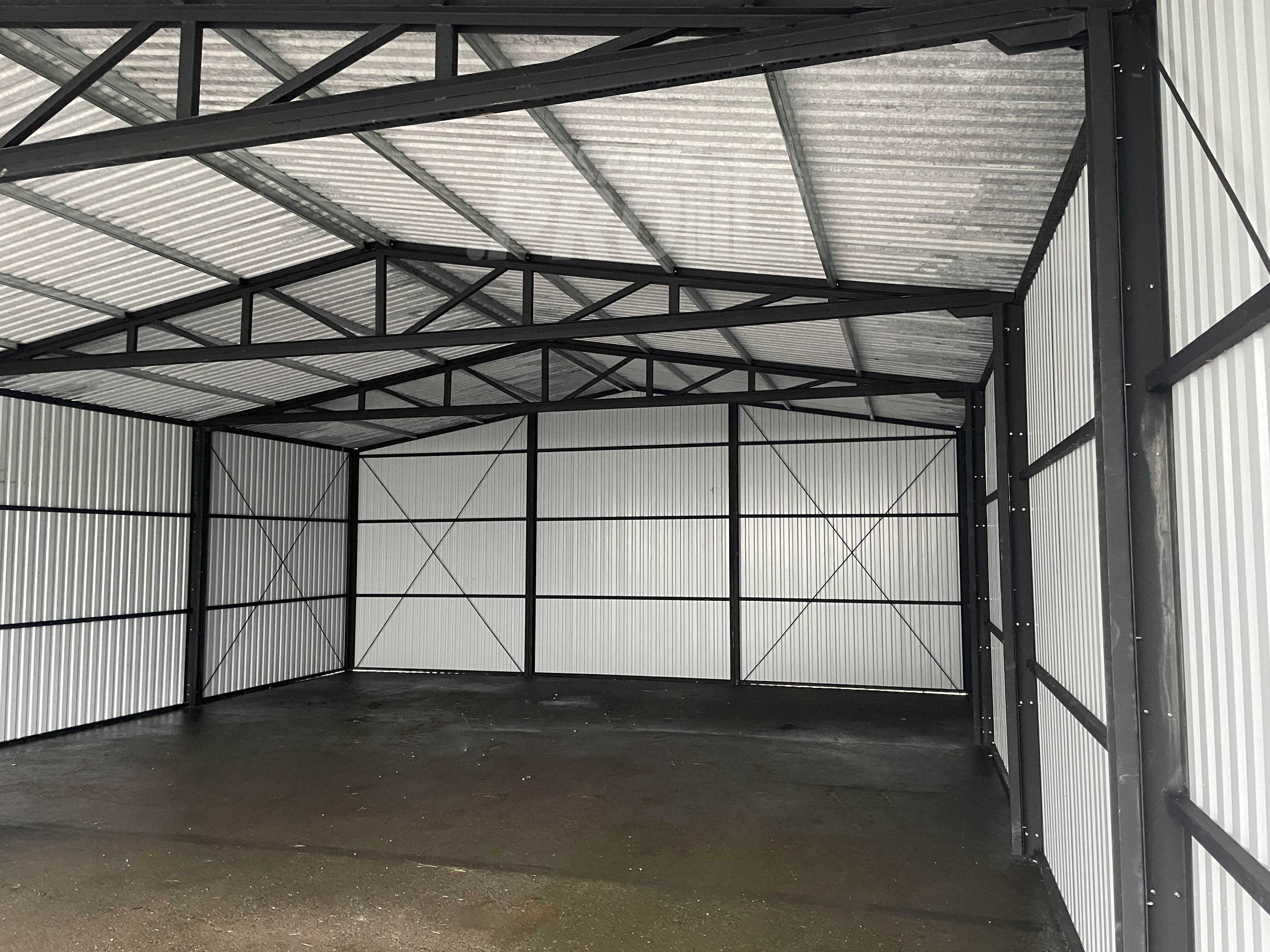 Wiata samochodowa CarPort 9x11m rynny GP530