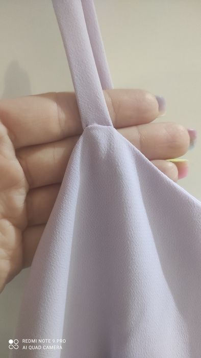 Śliczna liliowa letnia sukienka dluga/ciążowa