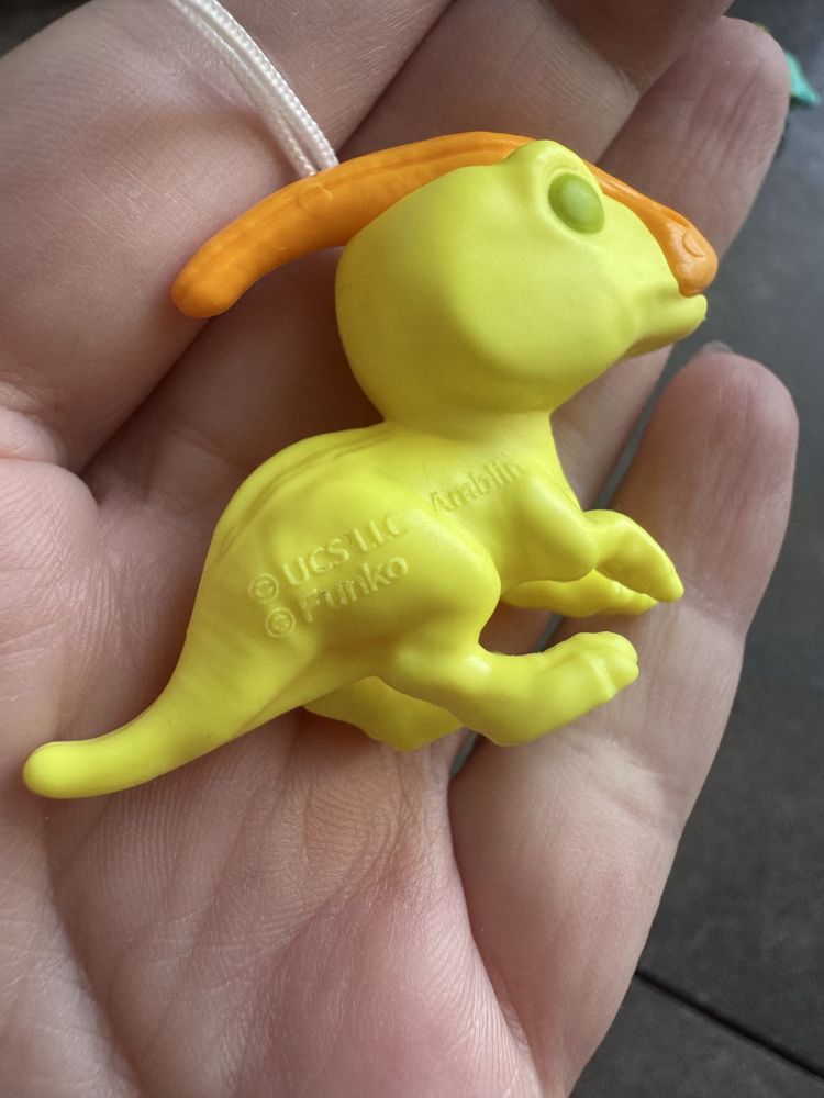 Dinozaur Parasaurus żółty VQ284 Jurassic World figurka zabawka Kinder