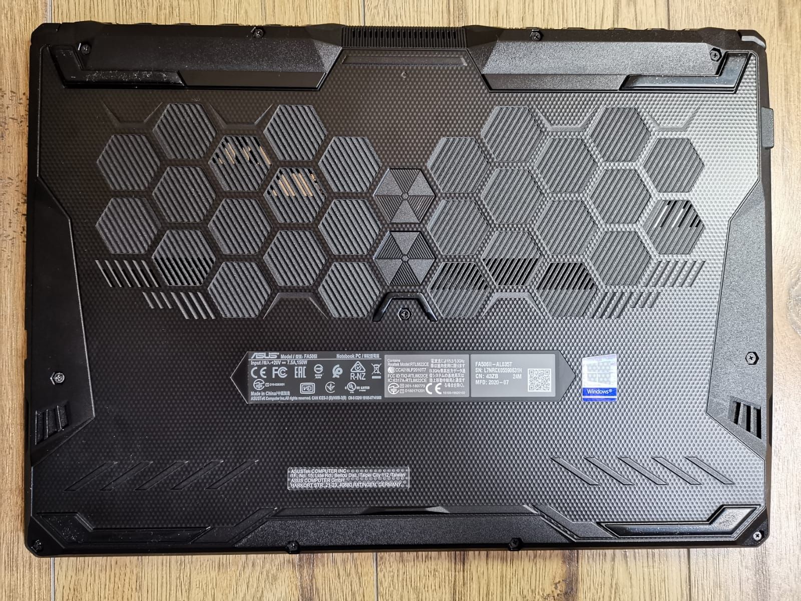 Laptop Asus TUF Gaming F15 NCOU309C