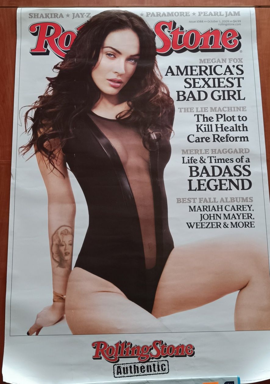 Plakat Megan Fox Rolling Stone Stan Bardzo dobry 61x91,5 cm