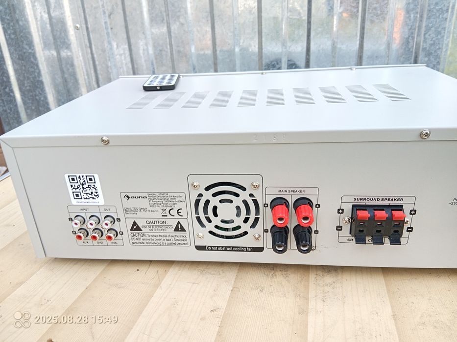 AUNA AMP-218 BT Kompaktowy cyfrowy wzmacniacz surround 5.1 USB SD

Cen