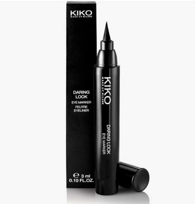 Подводка для глаз лайнер карандаш черный Kiko Milano