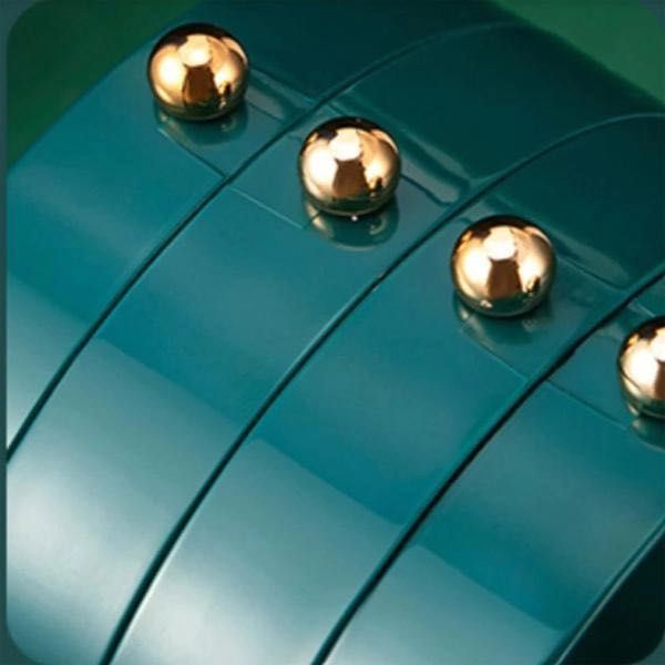 Шкатулка для хранения ювелирных украшений CX-9001 Зеленая, Белая