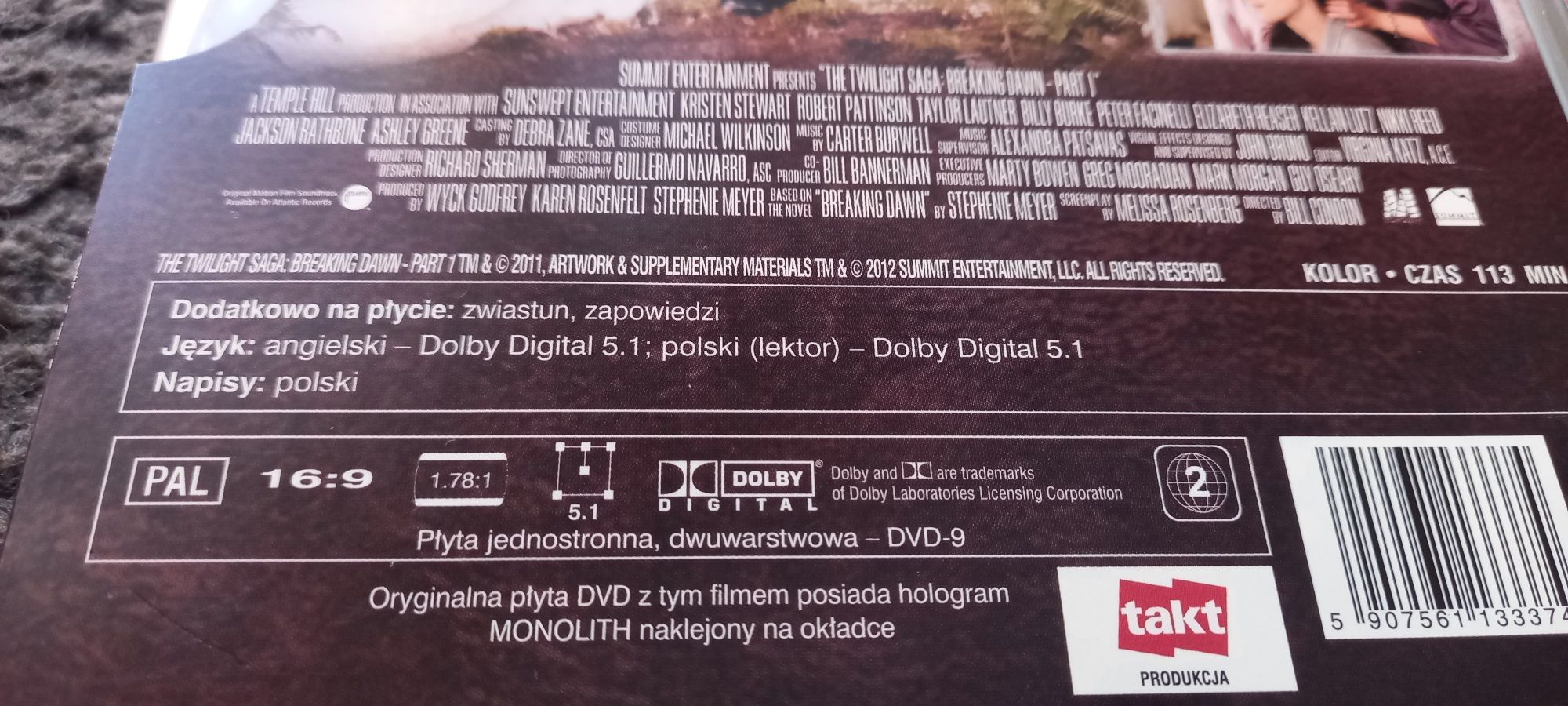 Zmierzch przed świtem zestaw 2 dvd