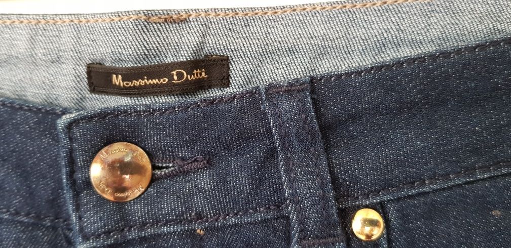 Massimo Dutti jeansy z rozszerzaną nogawką