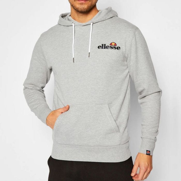 США! Кофта Ellesse Primero (XS по 4XL) (SHS08781-GREY-MARL)