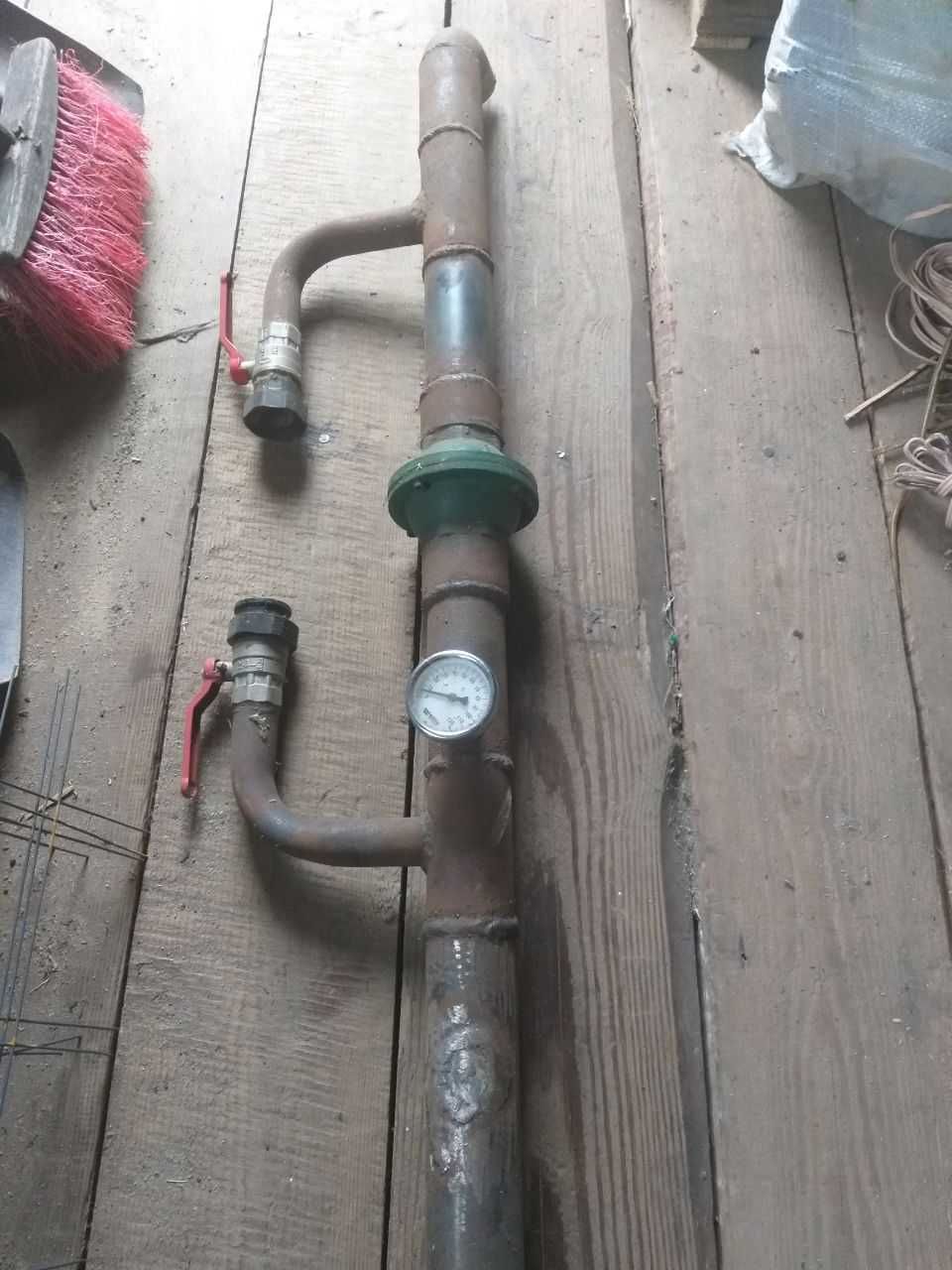 Газовий котел, байпас, насос