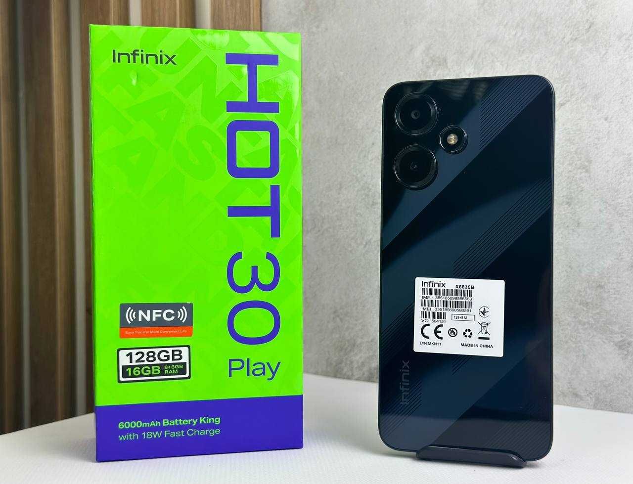 Мобільний телефон Infinix Hot 30 Play NFC 8/128 GB Купити Смартфон