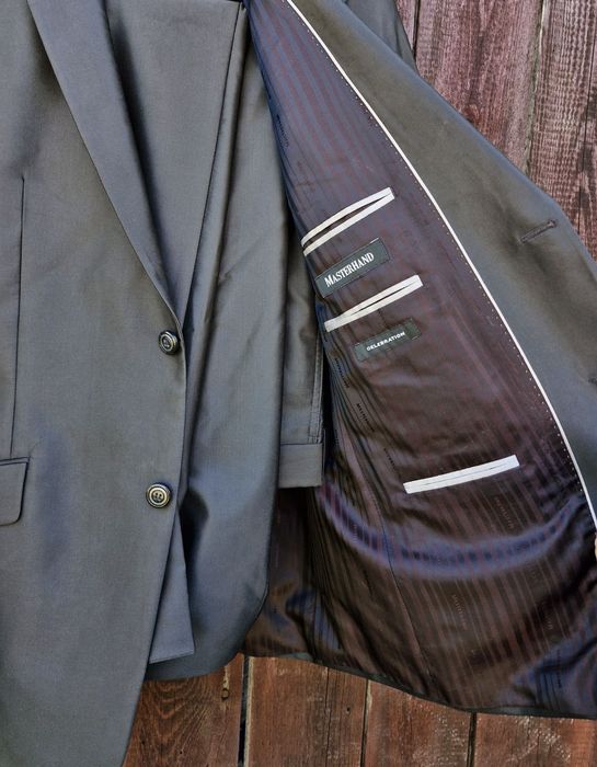 Masterhand luksusowy garnitur męski 50(M)