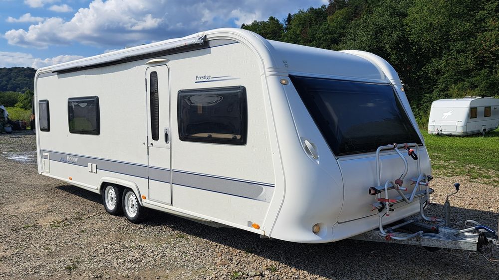 Przyczepa kempingowa Hobby Prestige 650 WFU,  zarejstrowana
