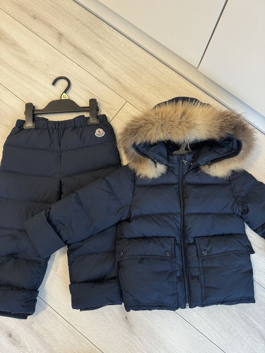 Moncler зимний комбинезон, пуховик moncler оригинал на возраст 2-4 г