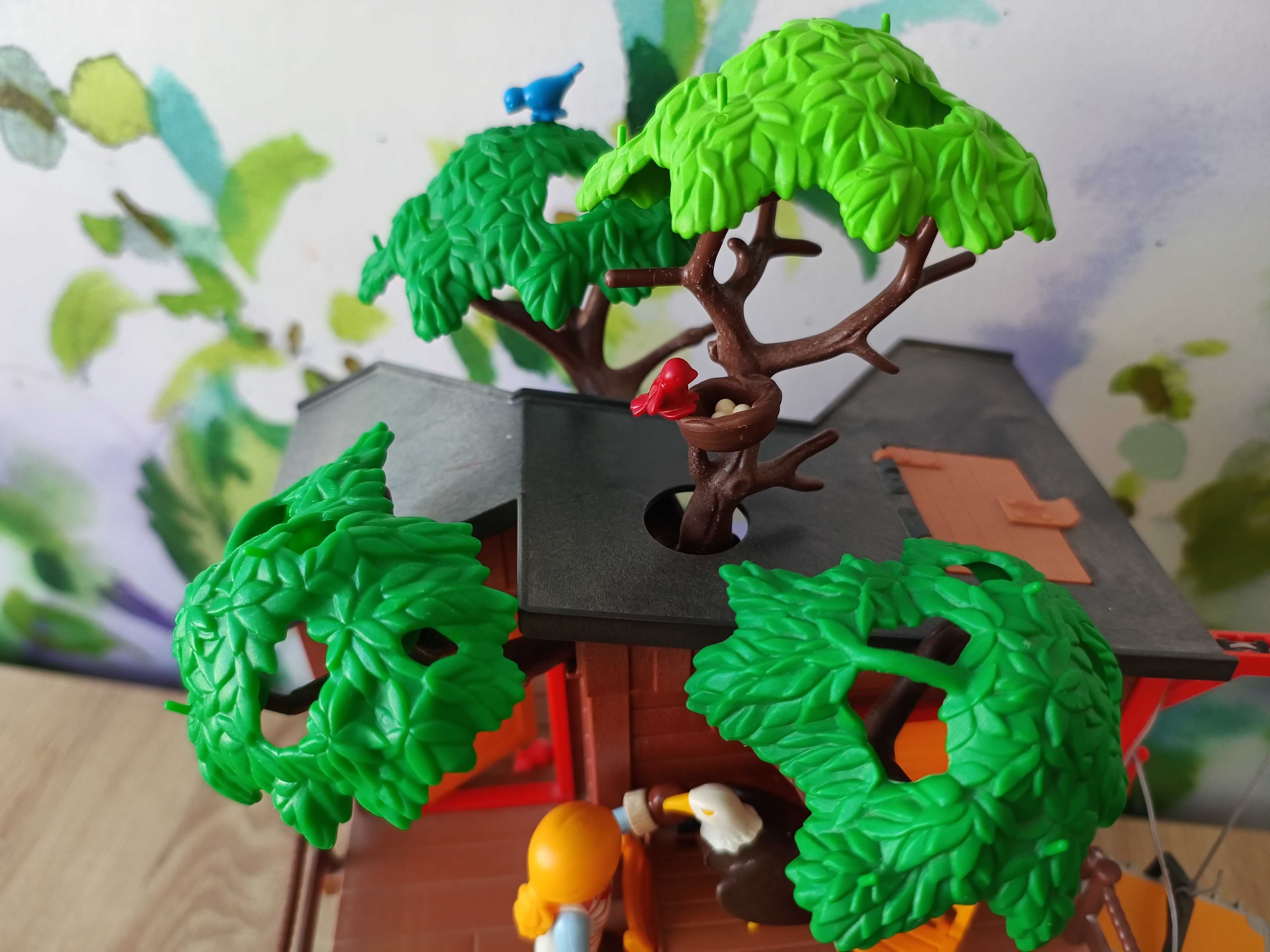 Duży zestaw Playmobil Domek na drzewie 5557