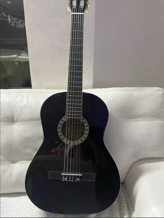 Класична гітара для навчання дорослих та дітей 3/4 чорна