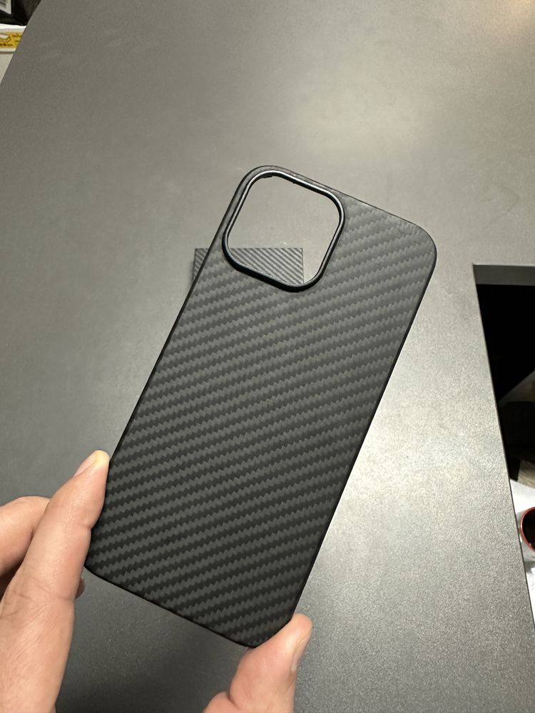 Etui Case Plecki Iphone 13 pro max carbon aramid case mag safe