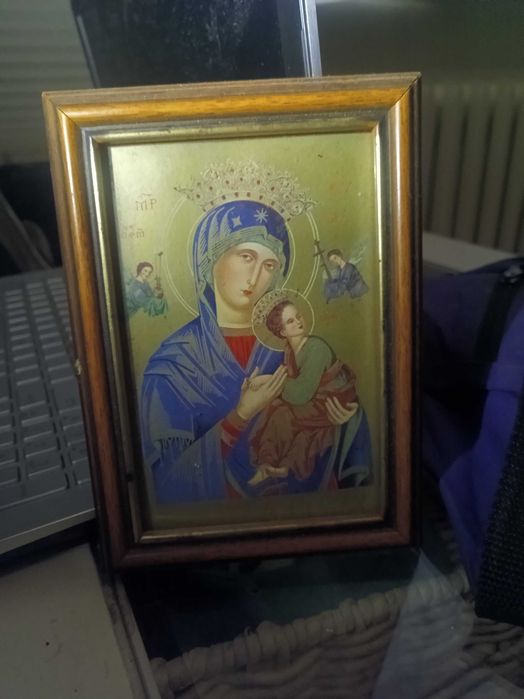 Obraz z matką boską