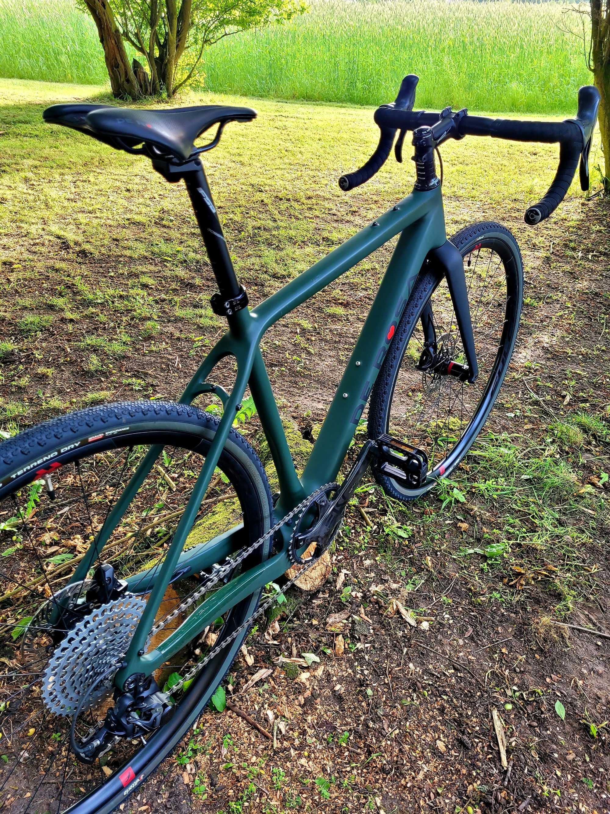 DE ROSA GRAVEL CARBON, 21200zł nowy, 2024rok, jak nowy!,najtaniej w PL