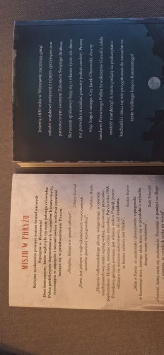 Książka szpiegowska Misja w Paryżu i Zakon Świętetgo Brutusa