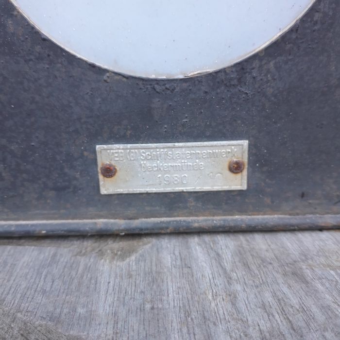 Kolekcionerska lampa kolejowa sygnowana Stan bardzo dobry