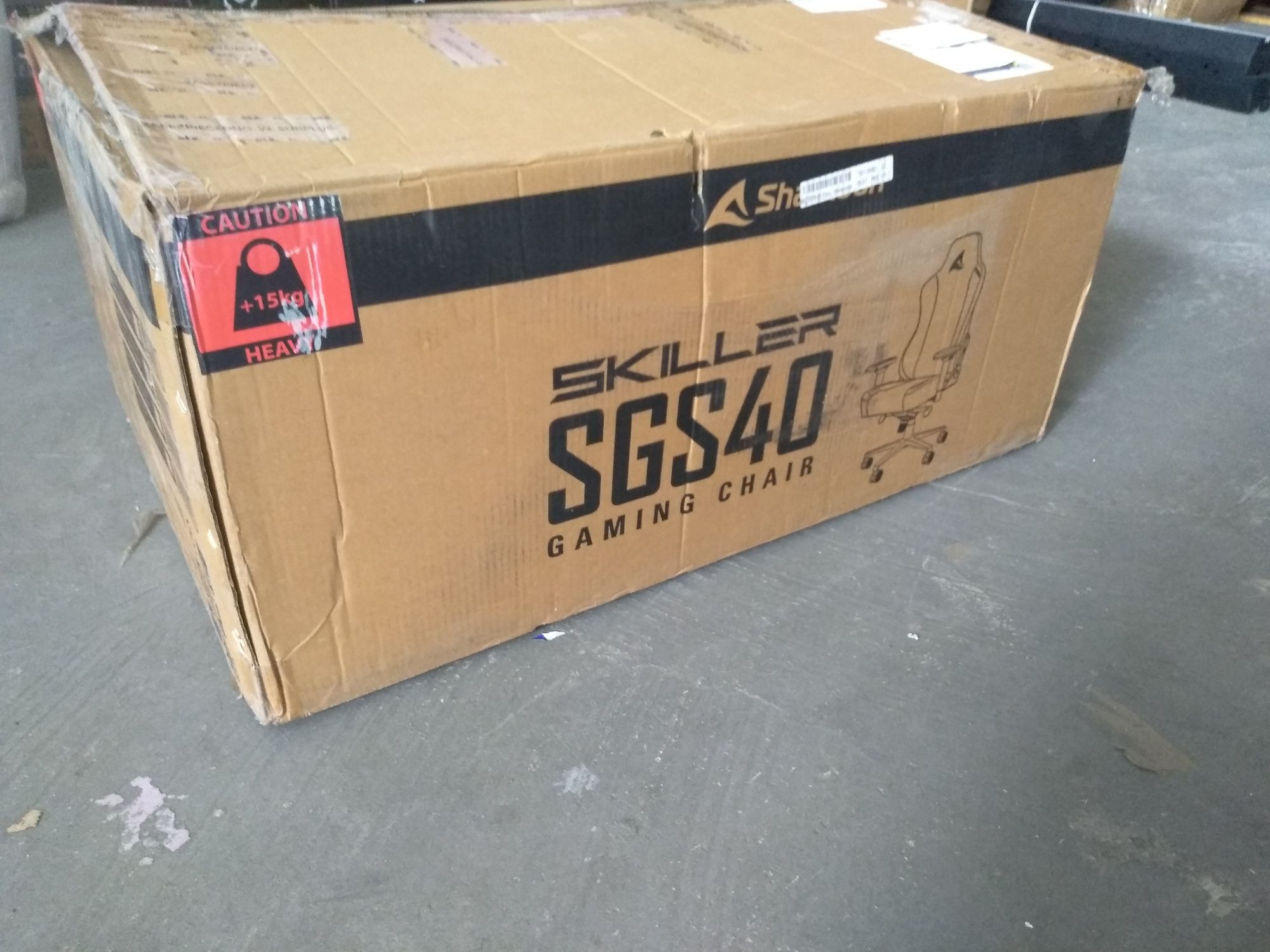 fotel gamingowy Sharkoon Skiller SGS40 szary
