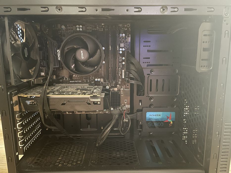 Komputer stacjonarny, ryzen 2200g, GTX 1050ti, 16gb ram