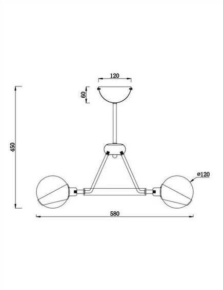 Lampa wisząca Silvia MOD144PL-05B Maytoni