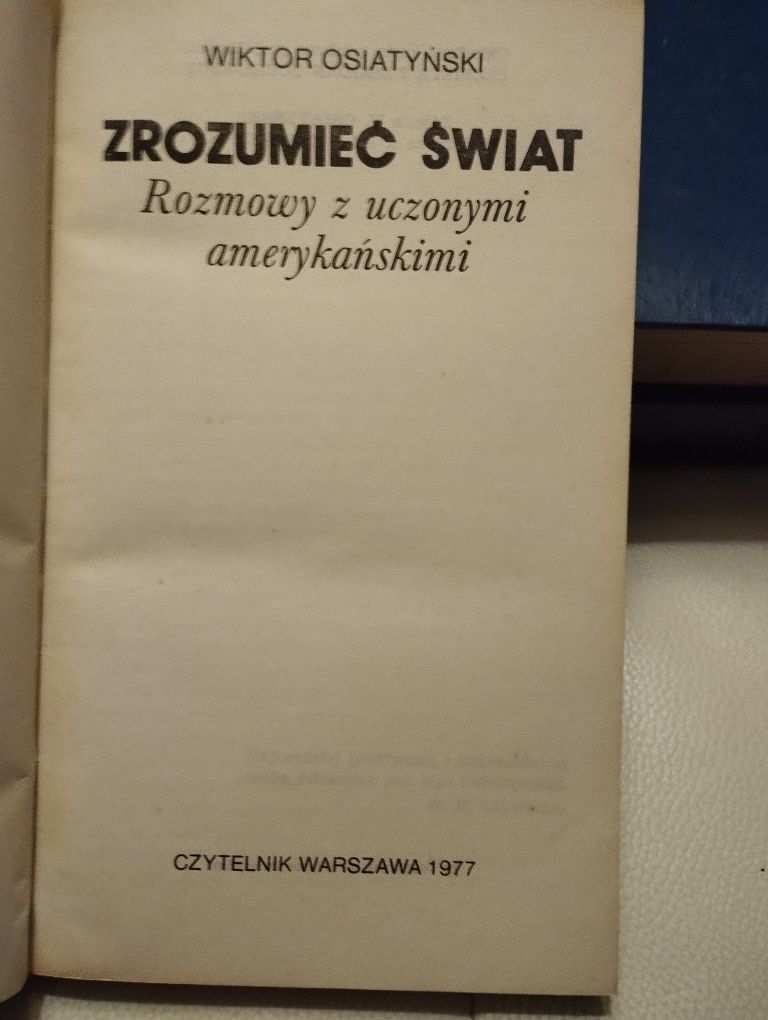 Osiatyński zrozumieć świat