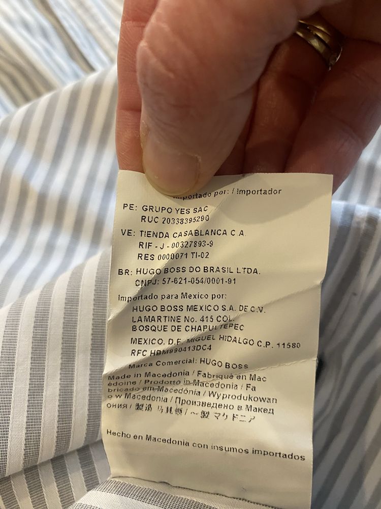 Hugo Boss meska koszula bawelna