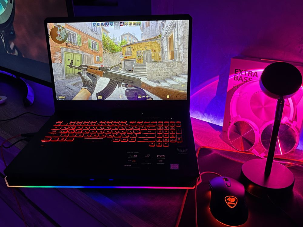 Как новый игрвоой Asus Tuf Gaming + в подарок игровой комплект