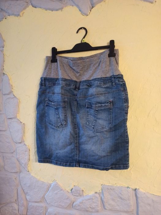 Super spódnica  jeansowa ciążowa XL.. Pas 100