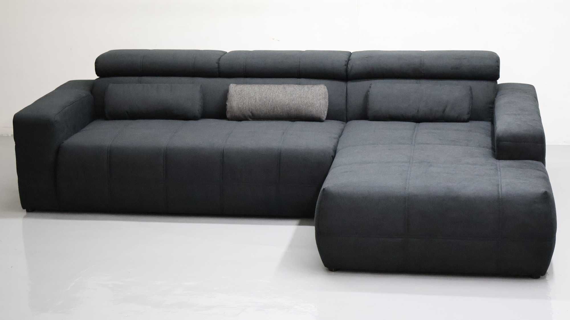 TCA DESIGN narożnik regulowane zagłówki rogówka sofa kanapa tkanina