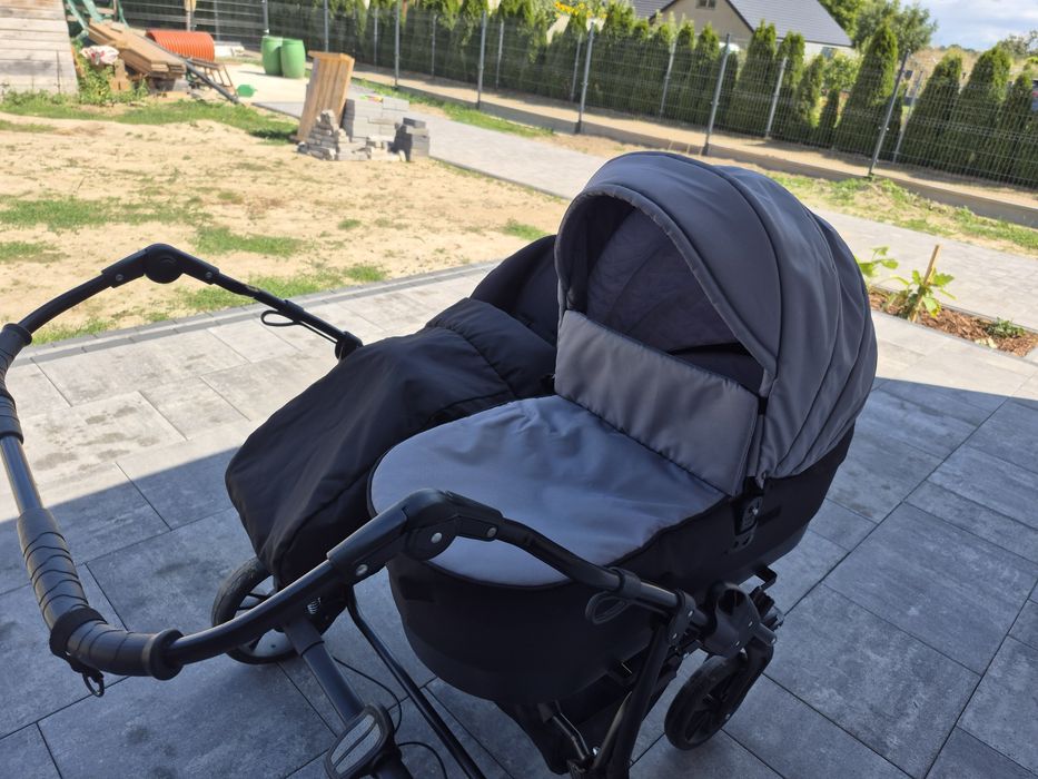 Wózek mikado Twin 2w1  dla bliźniąt lub dzieci rok po roku