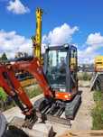Minikoparka Kubota KX019-4; 2021r, 1 właściciel, stan b. dobry, PL