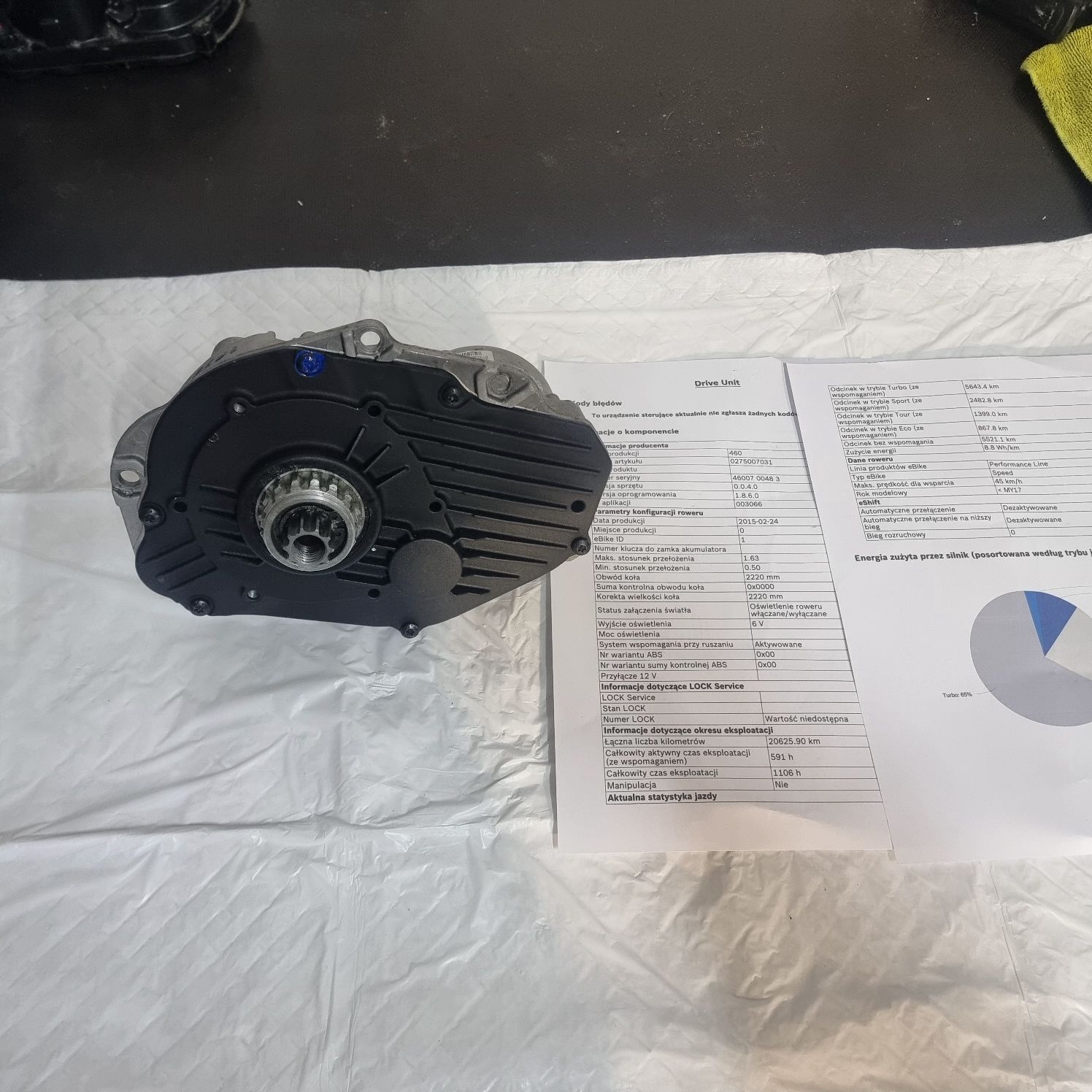 Część do rowerów elektrycznych  SILNIK Bosch Performance  SPID 45 km/h