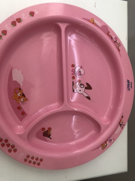 Тарелки AVENT с рисунками от 12 месяцев