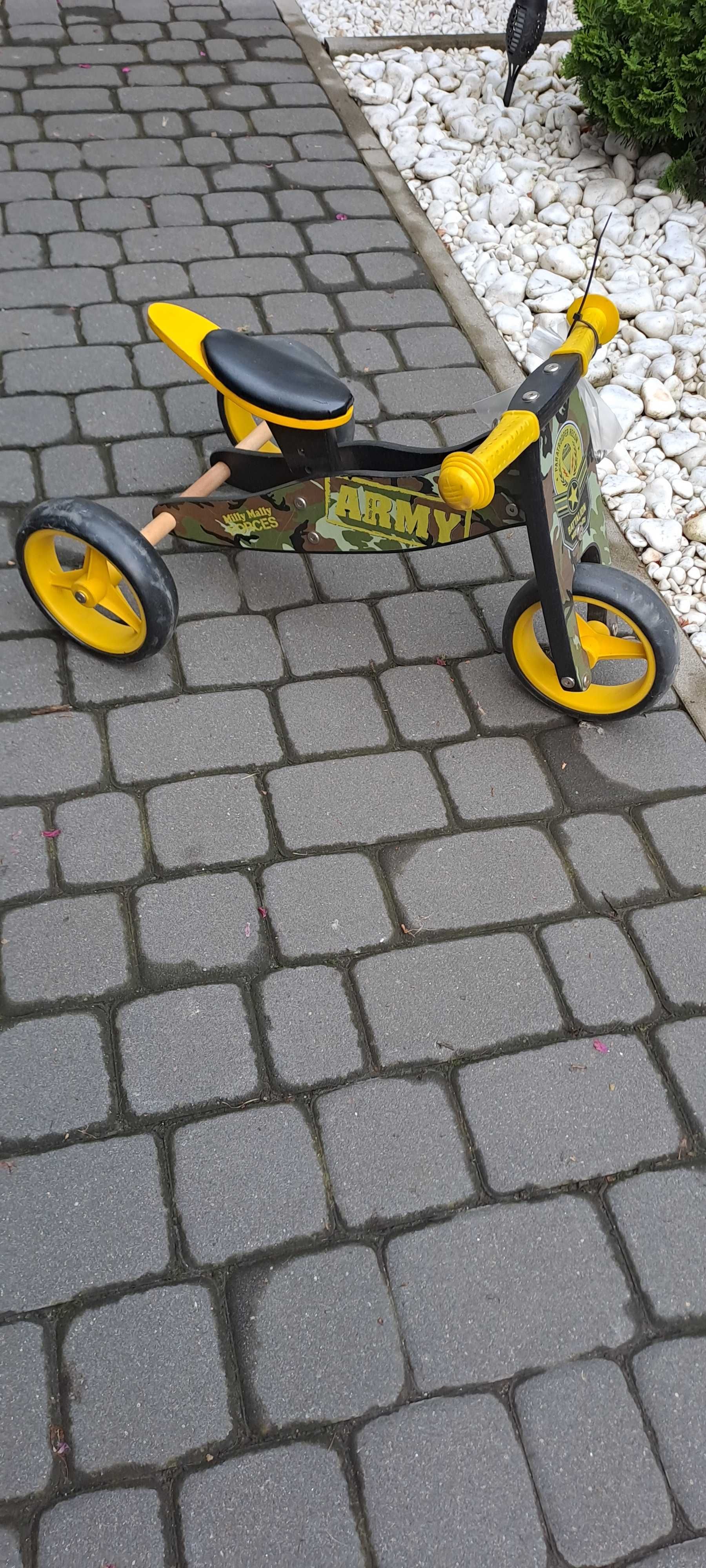 Rowerek biegowy milly mally 2w1 trójkołowy