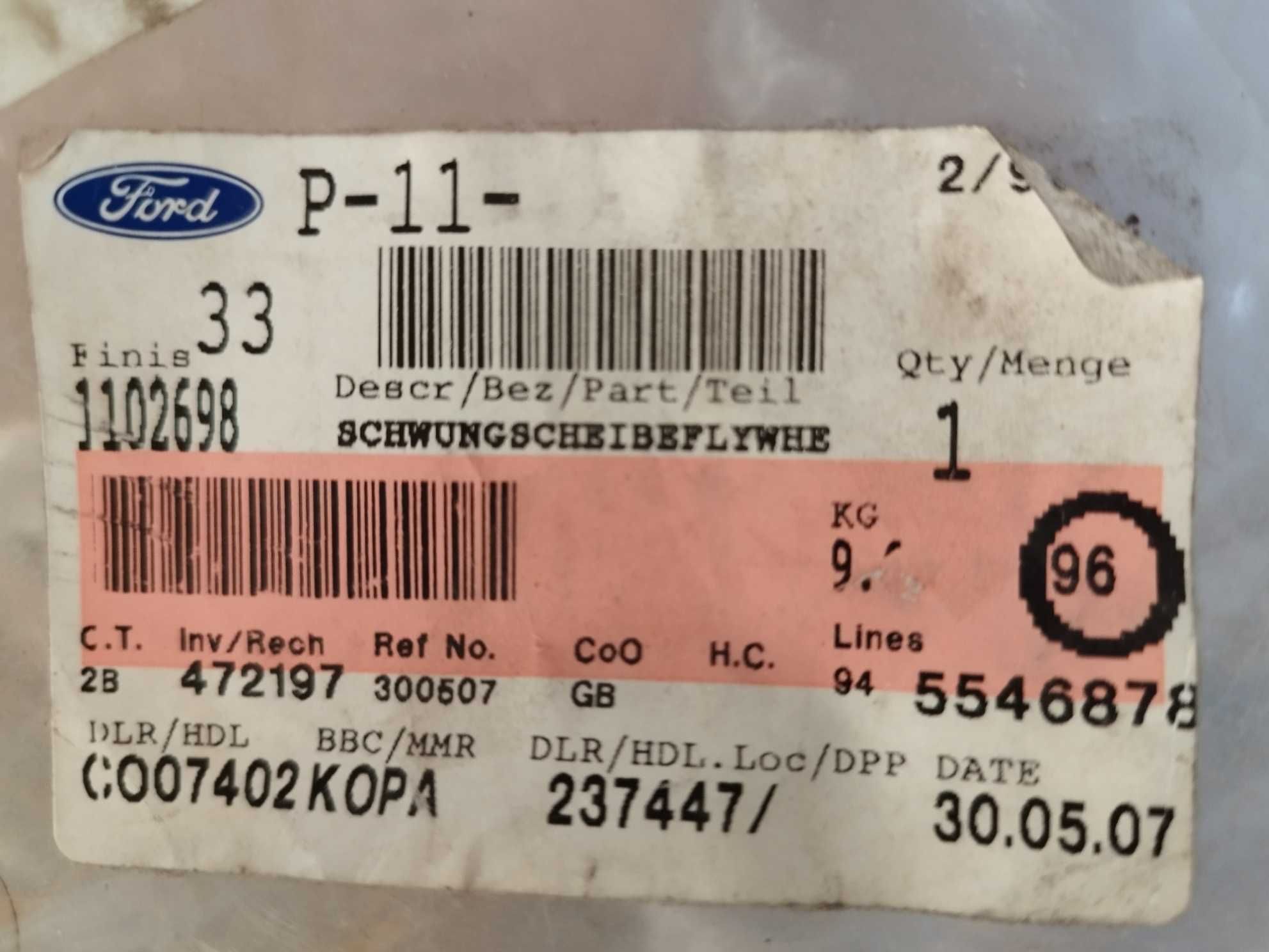 Koło Zamachowe FORD Focus Mk I.1.8 TDCi Transit Connect 02- 13