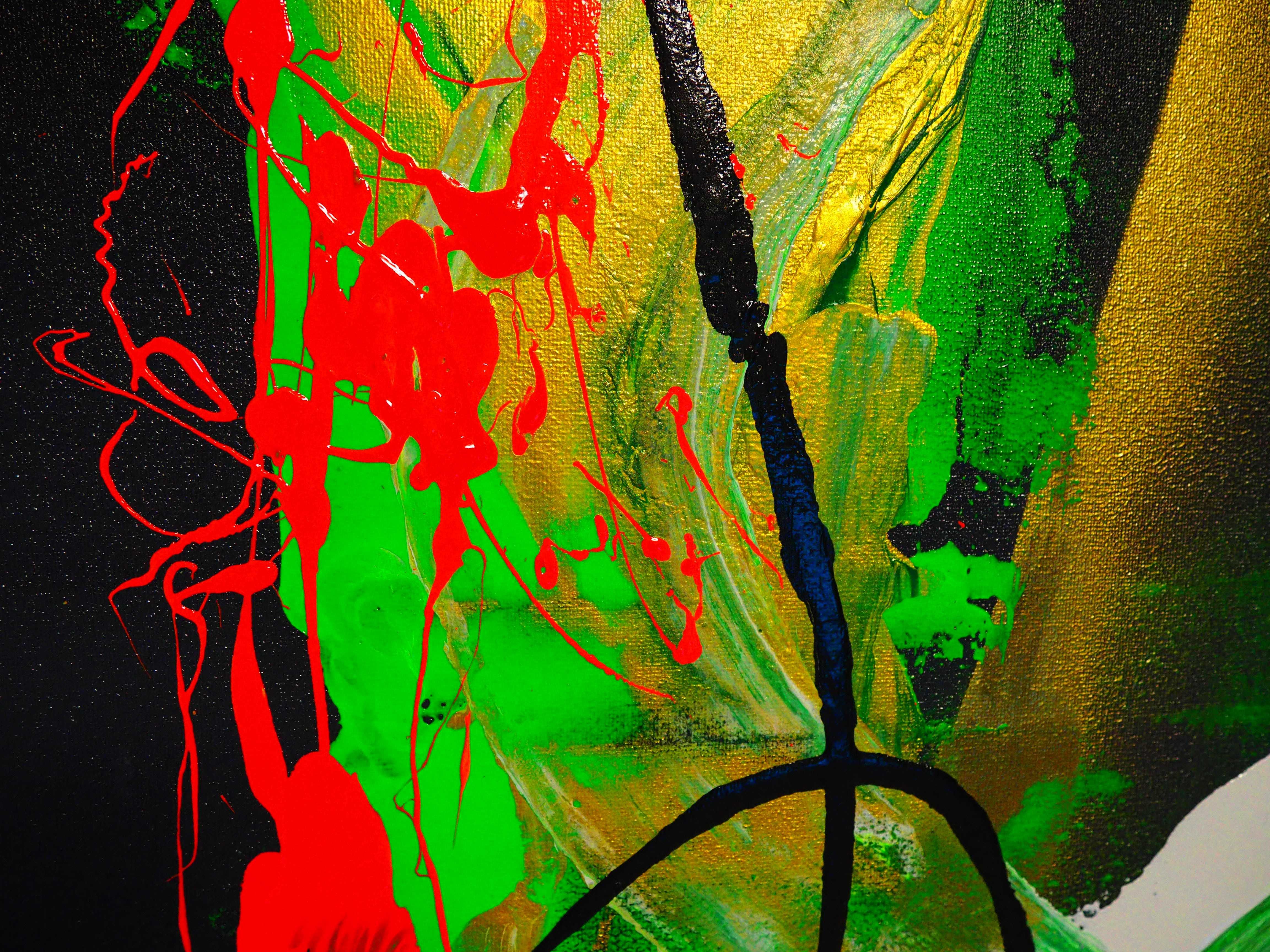 Obraz nowoczesny abstrakcja 70cm x 100cm "BLOOM" NOWOŚĆ 2025