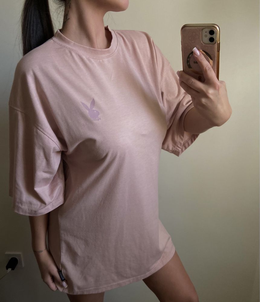 Tshirt Playboy baby pink