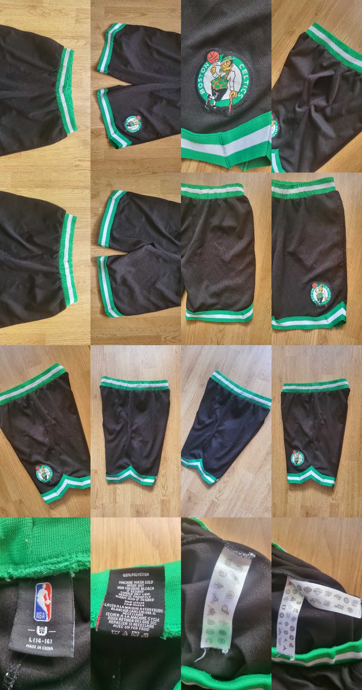 Spodenki NBA Boston Celtics młodzieżowe 14-16 lat