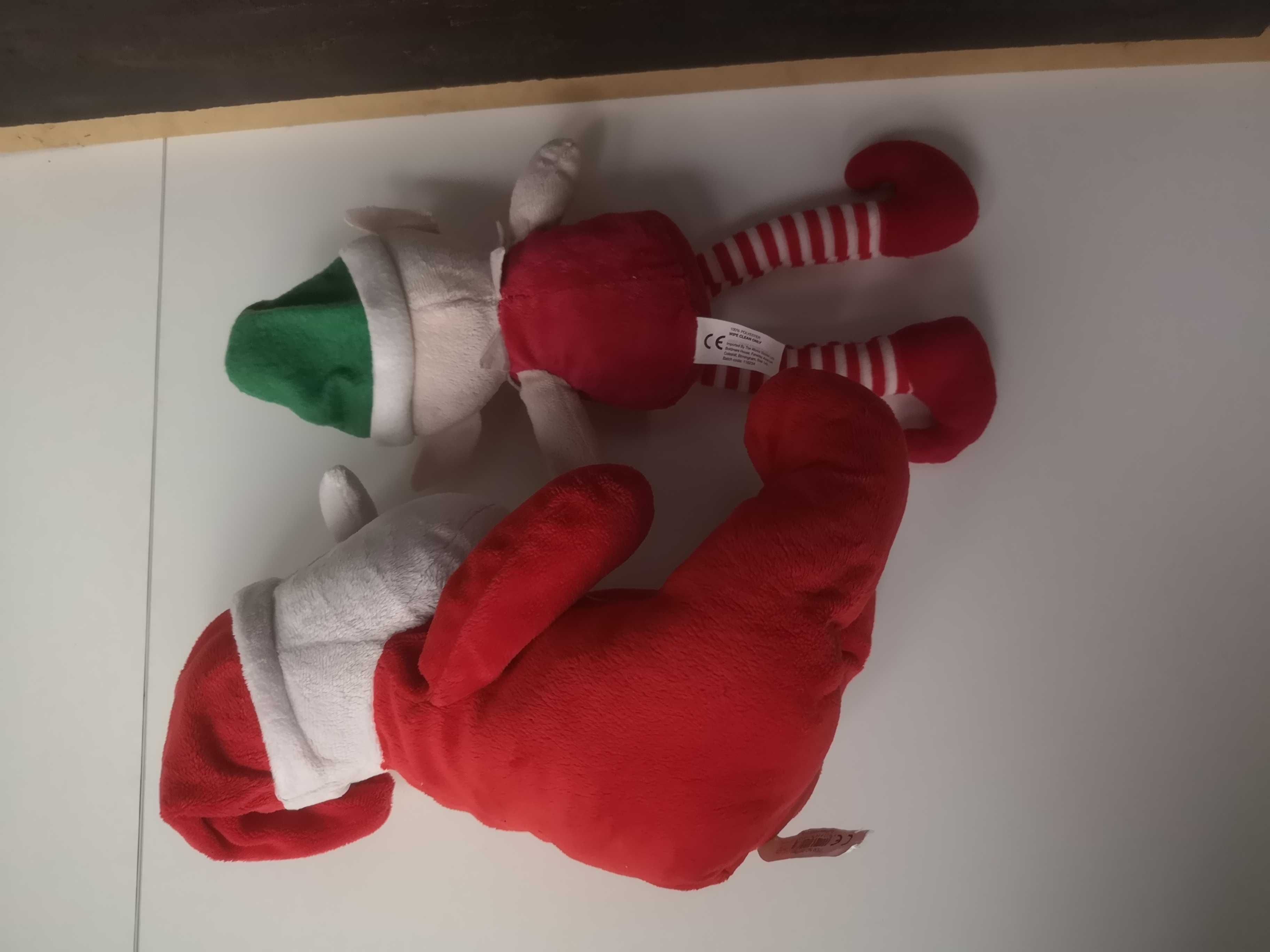 новогодние мягкие игрушка Санта Клаус Эльф помощник Санты новый год